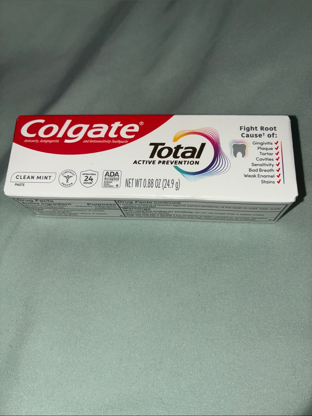 Colgate Total 0.88 Oz Toothpaste Travel